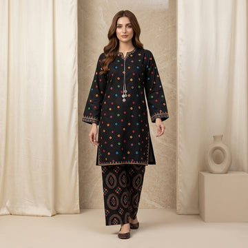 Most Trending 2 PCs Suit (Black)